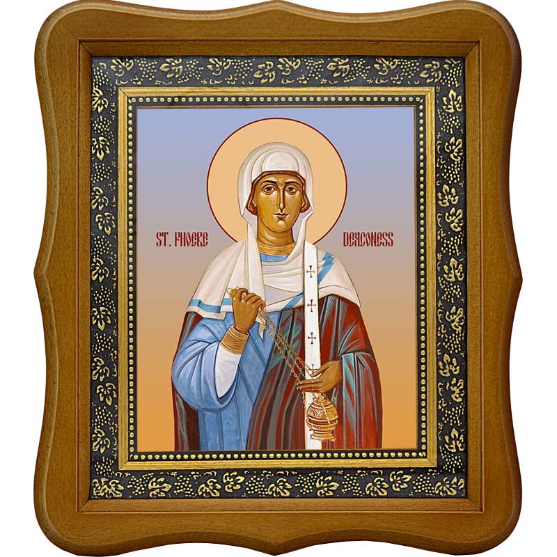 

Фива Кенхрейская (Коринфская), диакониса. Икона на холсте.