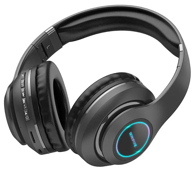 

Стереонаушники Bluetooth Полноразмерные Borofone B017 Foldable V5.0/7ч черный