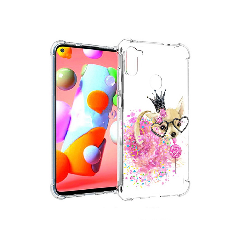 

Чехол MyPads Tocco для Samsung Galaxy A11 сладкая принцесса (PT149913.480.606), Прозрачный, Tocco