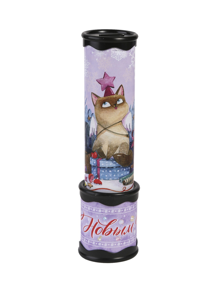 

Калейдоскоп новогодний "Котик", 20x5,6 см