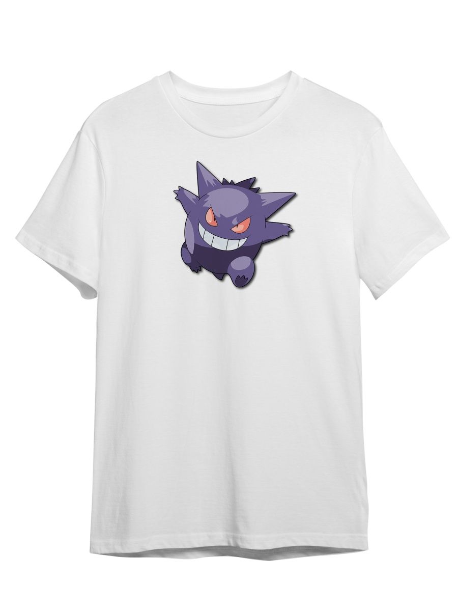 

Футболка унисекс Каждому Своё Pokemon/Покемон/Аниме MUPK36 белая 5XL, "Pokemon/Покемон/Аниме" MUPK36