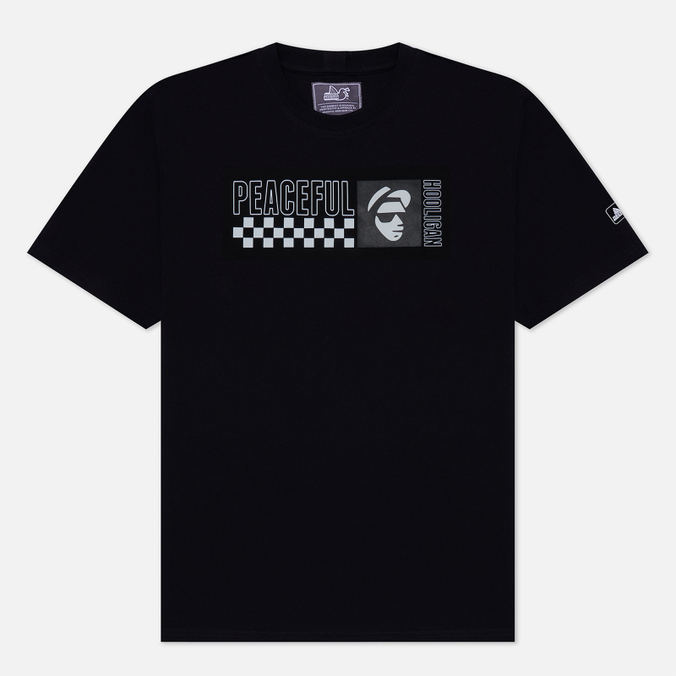 

Мужская футболка Peaceful Hooligan 2 Tone чёрный, Размер S, Черный, 2 Tone