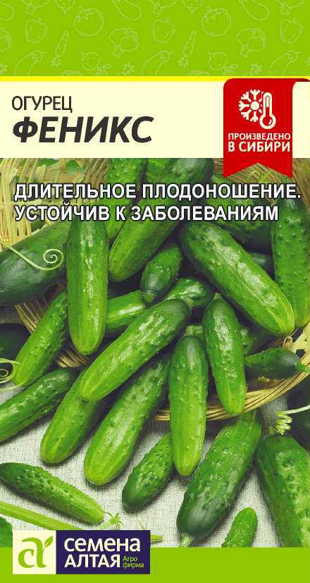 

Семена огурец Семена Алтая Феникс 1 уп.