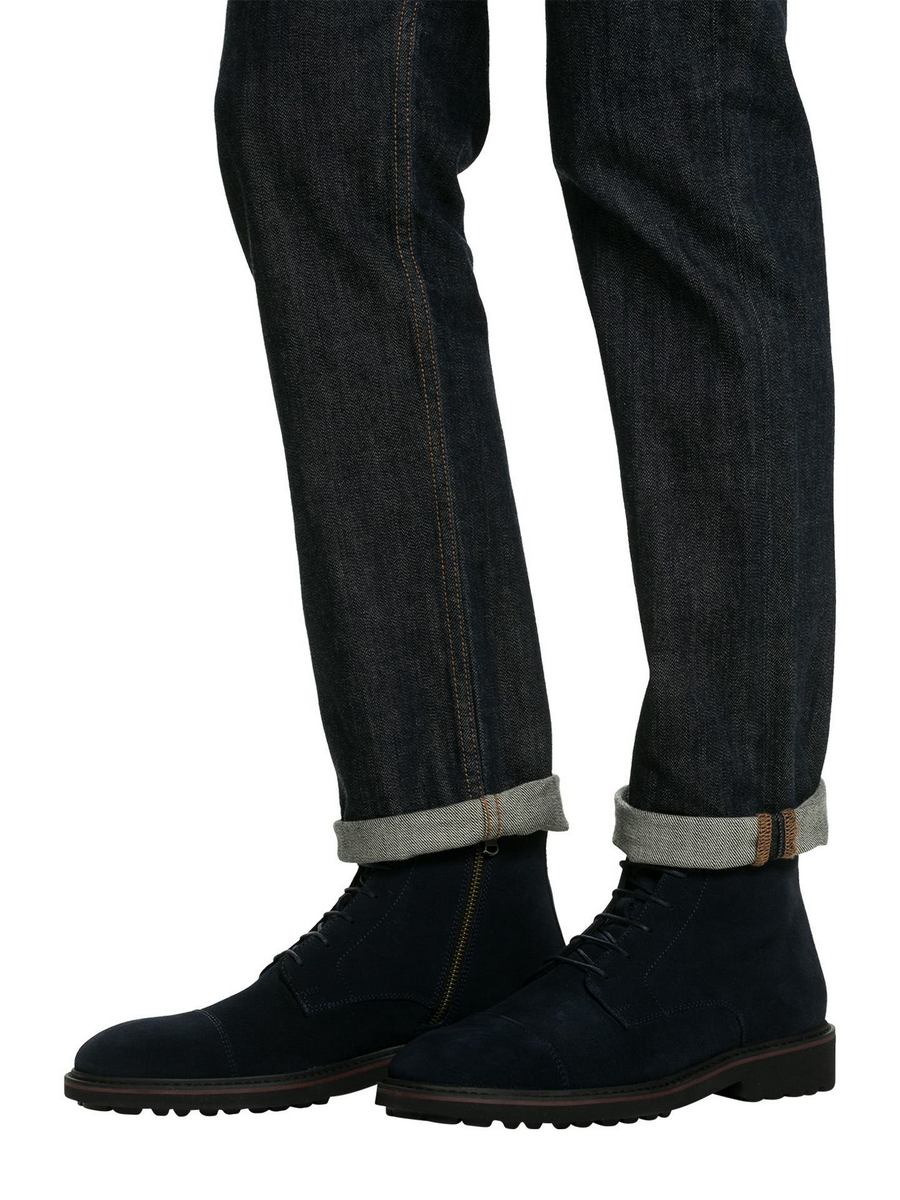 

Ботинки мужские GEOX 001291428 синие 44 EU, Синий, 001291428