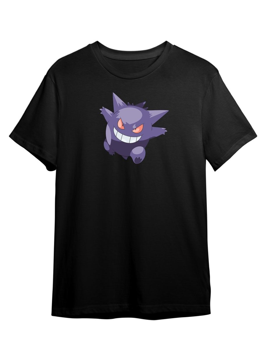 

Футболка унисекс Каждому Своё Pokemon/Покемон/Аниме MUPK36 черная 4XL, "Pokemon/Покемон/Аниме" MUPK36