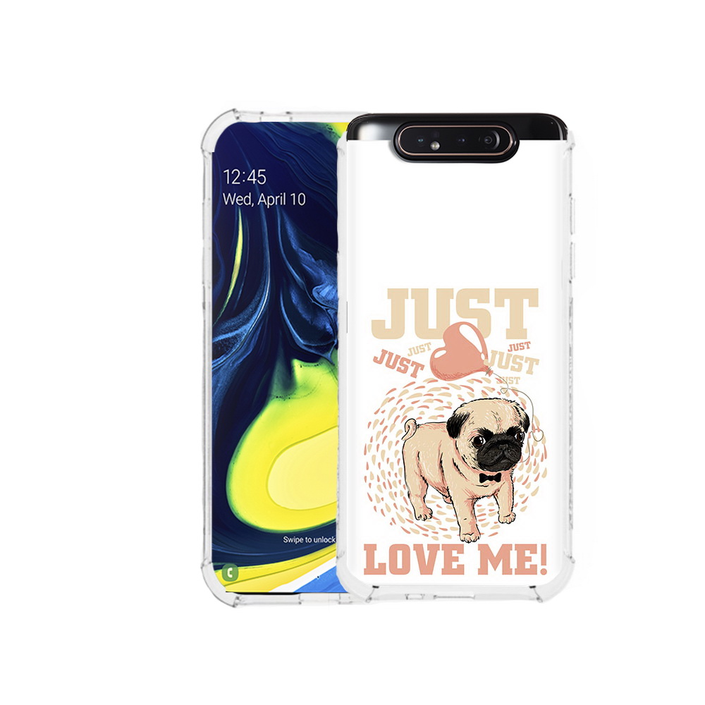 

Чехол MyPads Tocco для Samsung Galaxy A80 Люби меня (PT128473.599.109), Прозрачный, Tocco