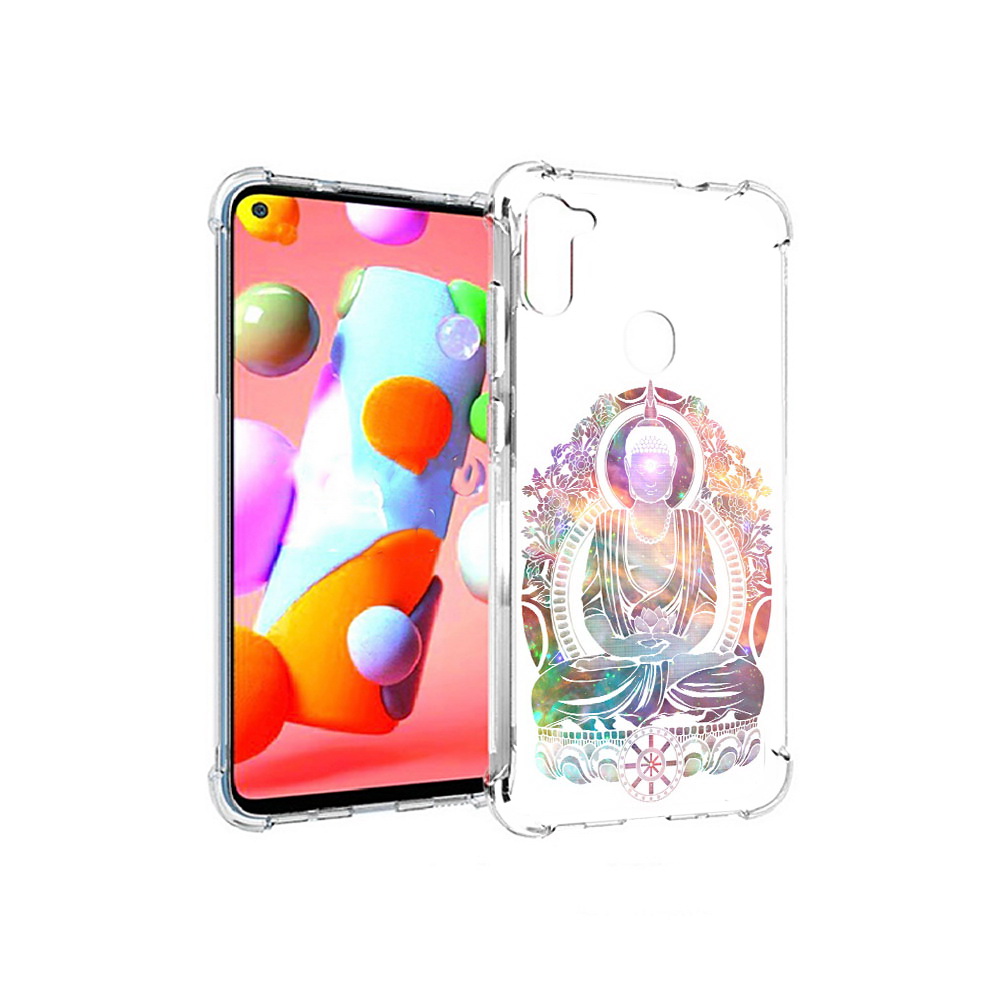 

Чехол MyPads Tocco для Samsung Galaxy A11 умный мужчина абстракция (PT149913.480.651), Прозрачный, Tocco