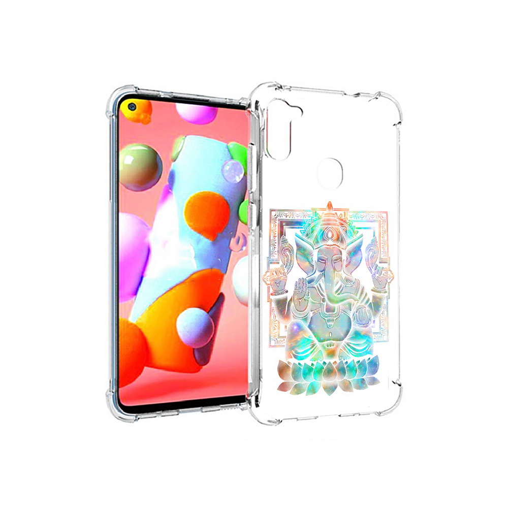 

Чехол MyPads Tocco для Samsung Galaxy A11 умный слон (PT149913.480.654), Прозрачный, Tocco