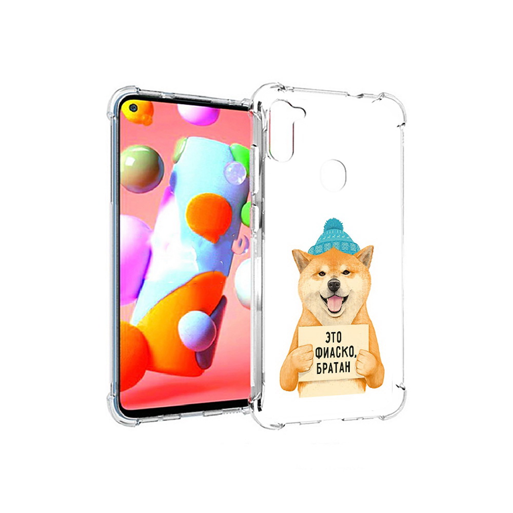 

Чехол MyPads Tocco для Samsung Galaxy A11 фиаско (PT149913.480.656), Прозрачный, Tocco