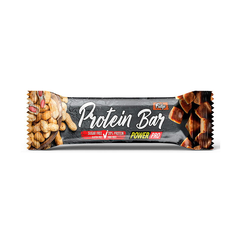 

Power Pro Power Pro Protein Bar 20% с арахисом, без сахара 40 г, 1 шт, вкус: ирис