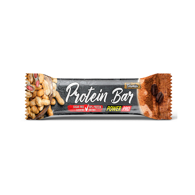 

Протеиновый батончик POWER PRO Protein Bar 20% с арахисом, тирамису, 40 г