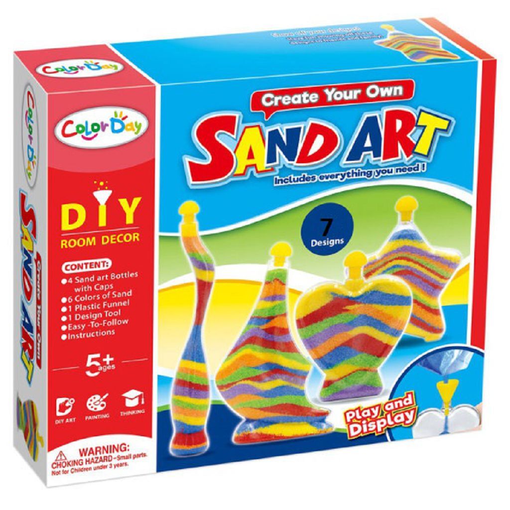 Игровой набор Fanrong Цветной песок с формачками 7 дизайнов 200449220