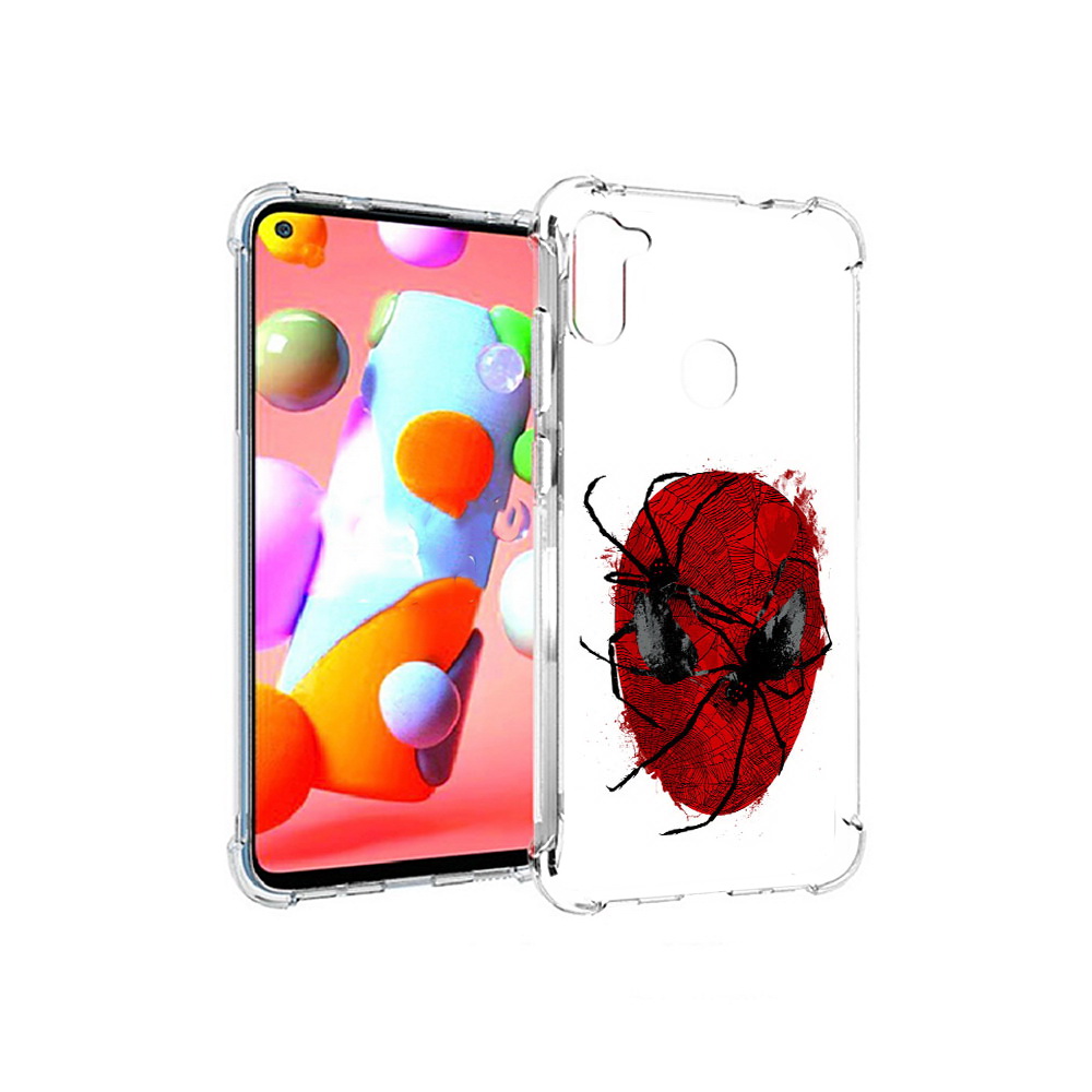 

Чехол MyPads Tocco для Samsung Galaxy A11 человек паук (PT149913.480.673), Прозрачный, Tocco