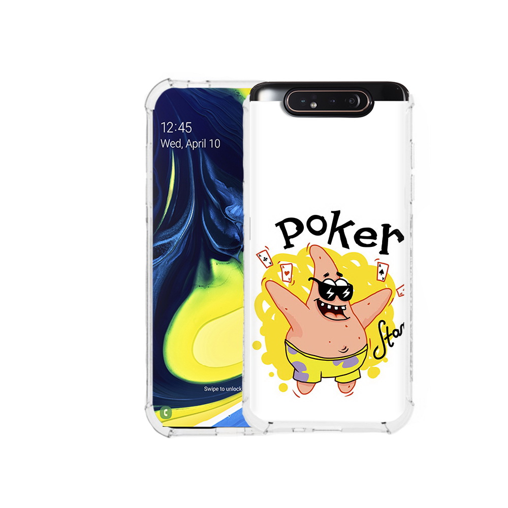 

Чехол MyPads Tocco для Samsung Galaxy A80 Патрик (PT128473.599.133), Прозрачный, Tocco