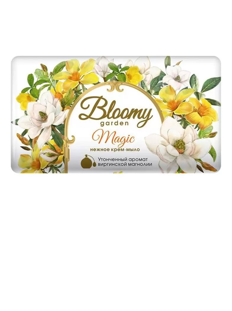 Крем-мыло туалетное твердое Весна Bloomy Garden Magic 90 г 6 шт частная магическая практика малиновская е