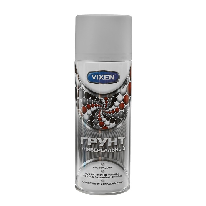 

Грунт универсальный, акриловый VIXEN серый, аэрозоль, 520 мл