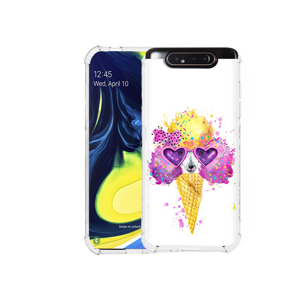 

Чехол MyPads Tocco для Samsung Galaxy A80 Рожок (PT128473.599.146), Прозрачный, Tocco