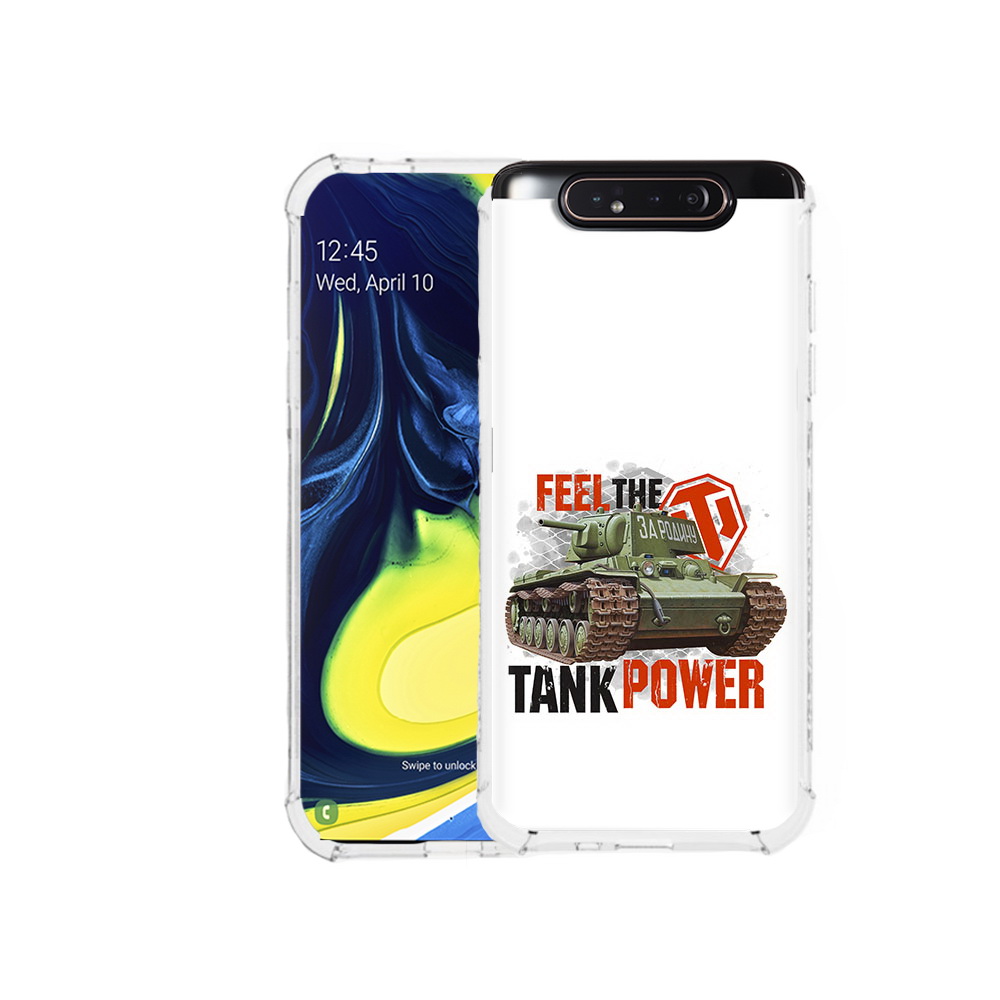 

Чехол MyPads Tocco для Samsung Galaxy A80 Танк (PT128473.599.169), Прозрачный, Tocco