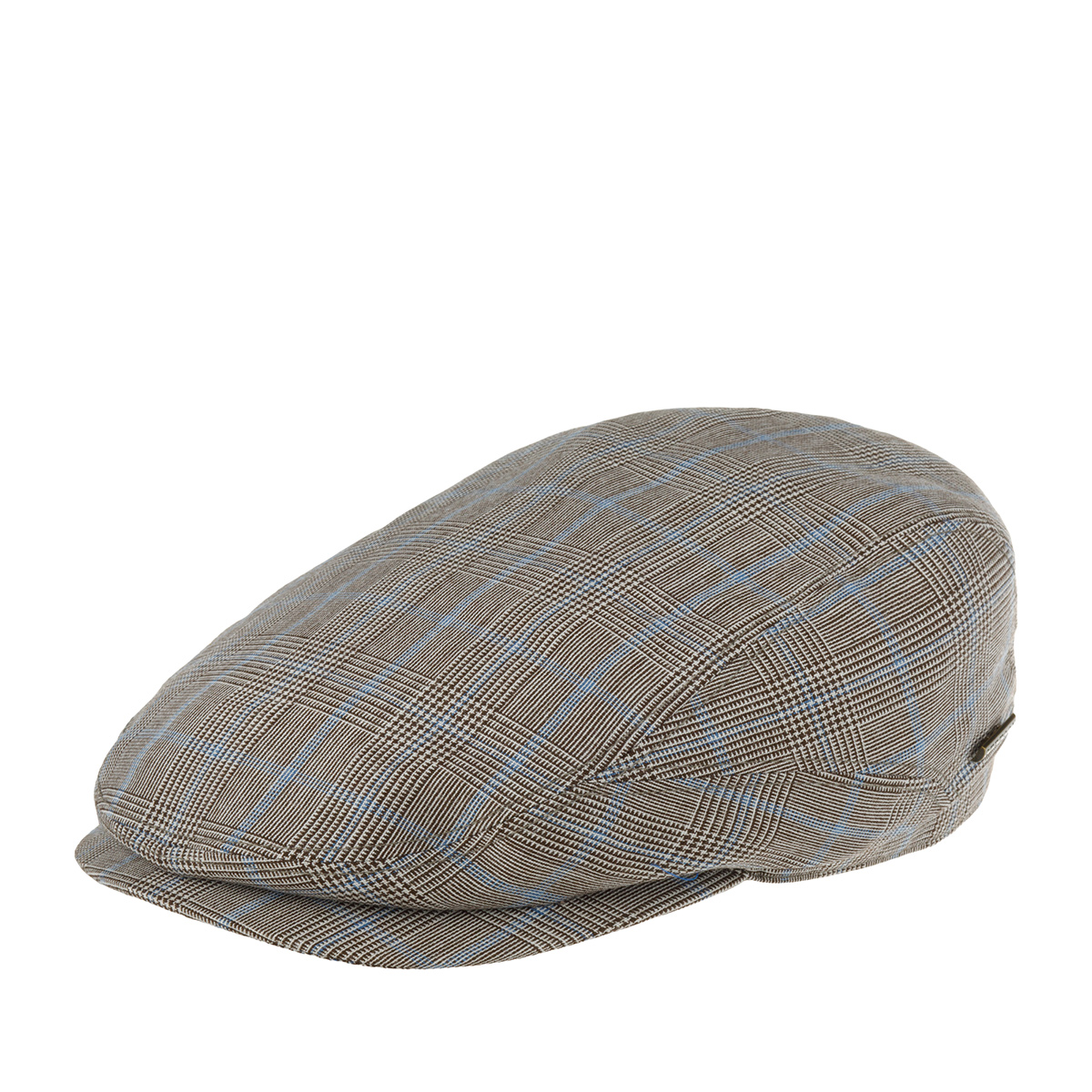 Кепка унисекс Stetson 6380401 DRIVER CAP WOOL CHECK серая, р.59