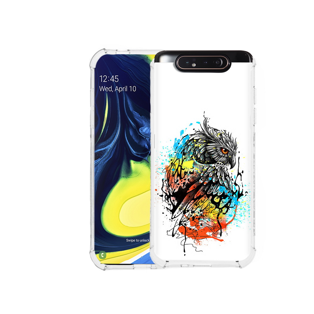 

Чехол MyPads Tocco для Samsung Galaxy A80 Творческая сова (PT128473.599.170), Прозрачный, Tocco