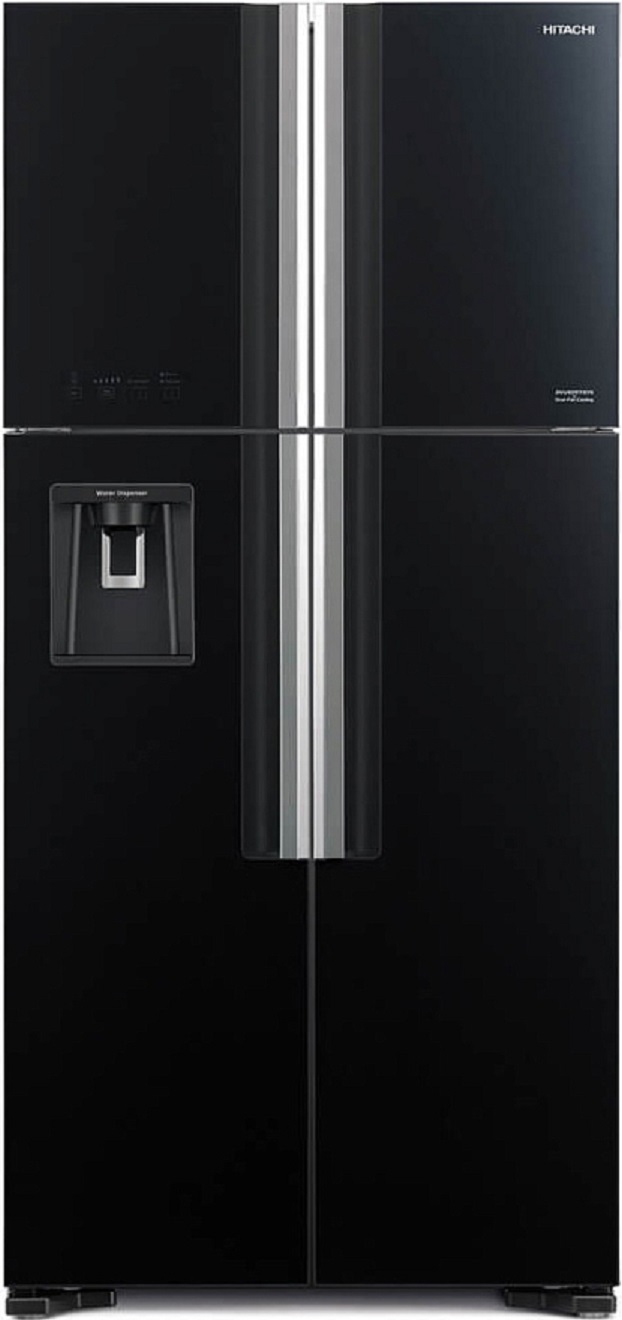Холодильник Hitachi R-W 660 PUC7 GBK черный холодильник hitachi r v 910 puc1 b серебристый