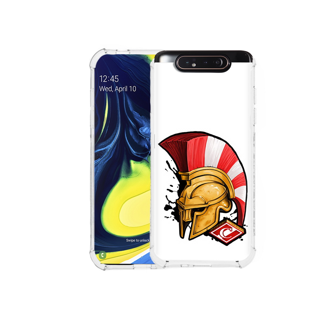 

Чехол MyPads Tocco для Samsung Galaxy A80 ФК спартак шлем (PT128473.599.185), Прозрачный, Tocco