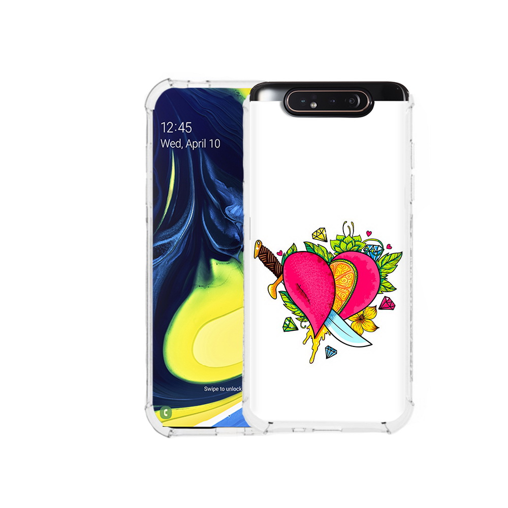

Чехол MyPads Tocco для Samsung Galaxy A80 Фруктовое сердце (PT128473.599.188), Прозрачный, Tocco