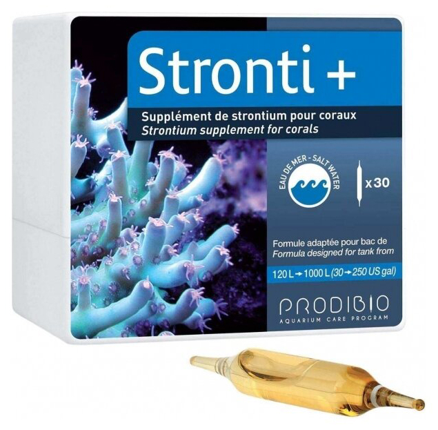 Добавка стронция для рифового аквариума, PRODIBIO Stronti+ 30 шт.