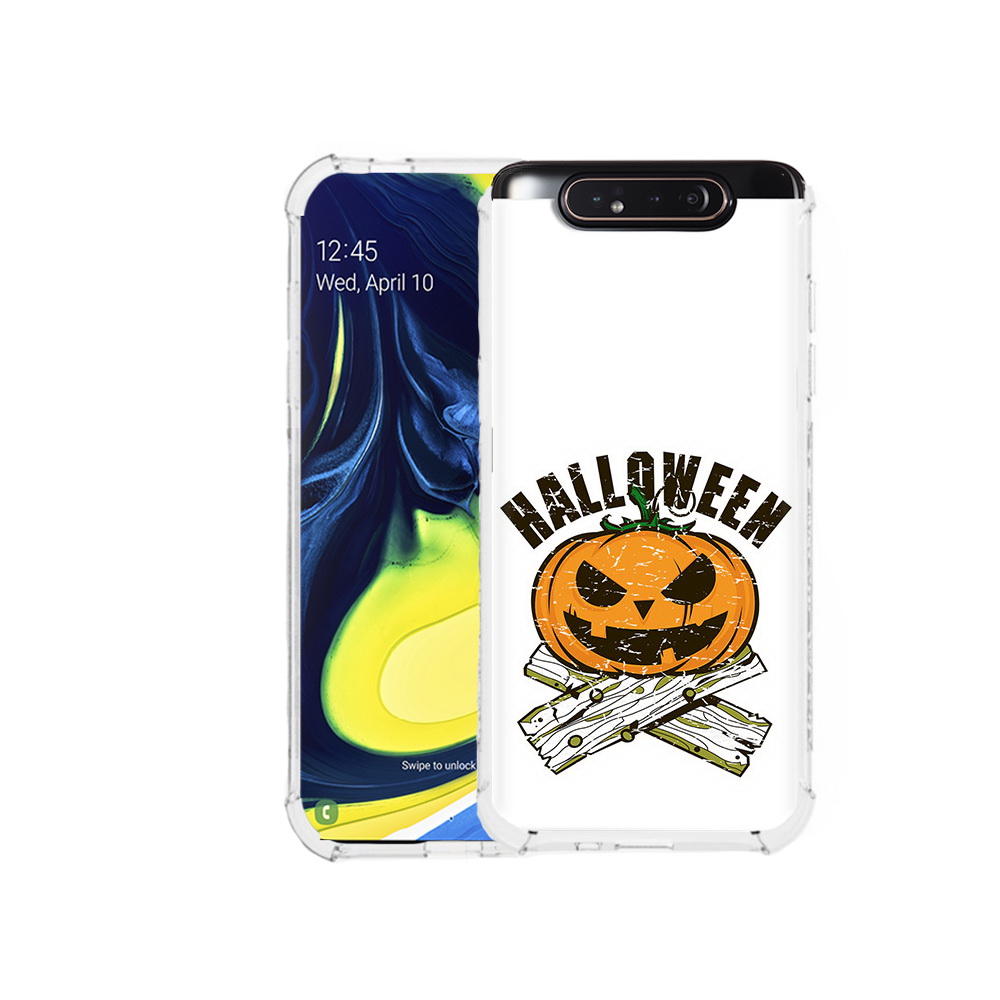 

Чехол MyPads Tocco для Samsung Galaxy A80 Хэллоуин доски тыква (PT128473.599.194), Прозрачный, Tocco