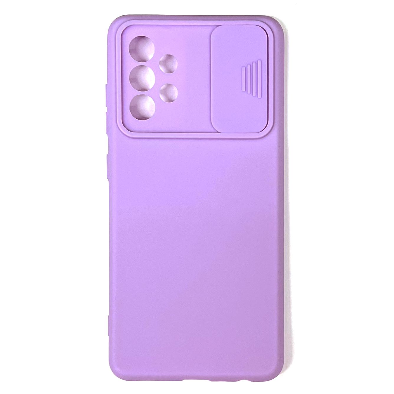 

Силиконовый Чехол для Samsung A32 4G/A325 с задвижкой для камеры лаванда, Samsung A32 4G/A325 с задвижкой