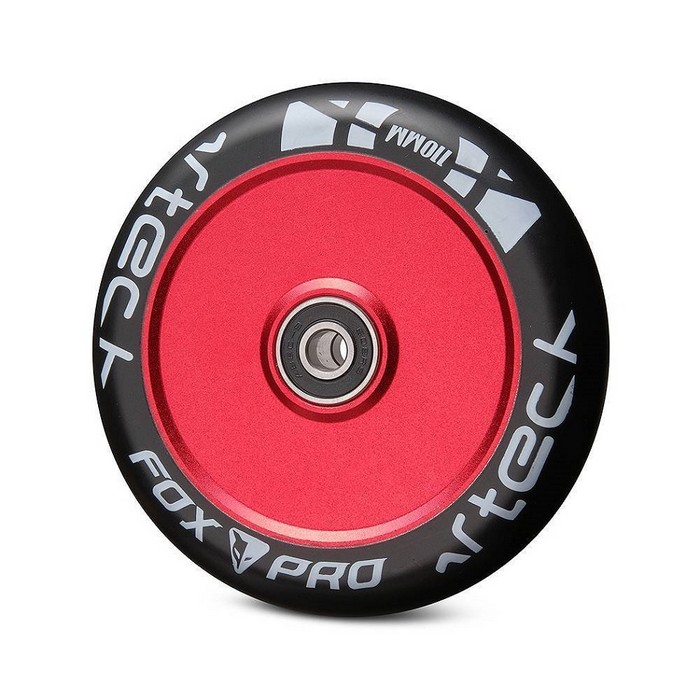 

Колесо для самоката Fox Flat Solid 100мм red/black 1шт