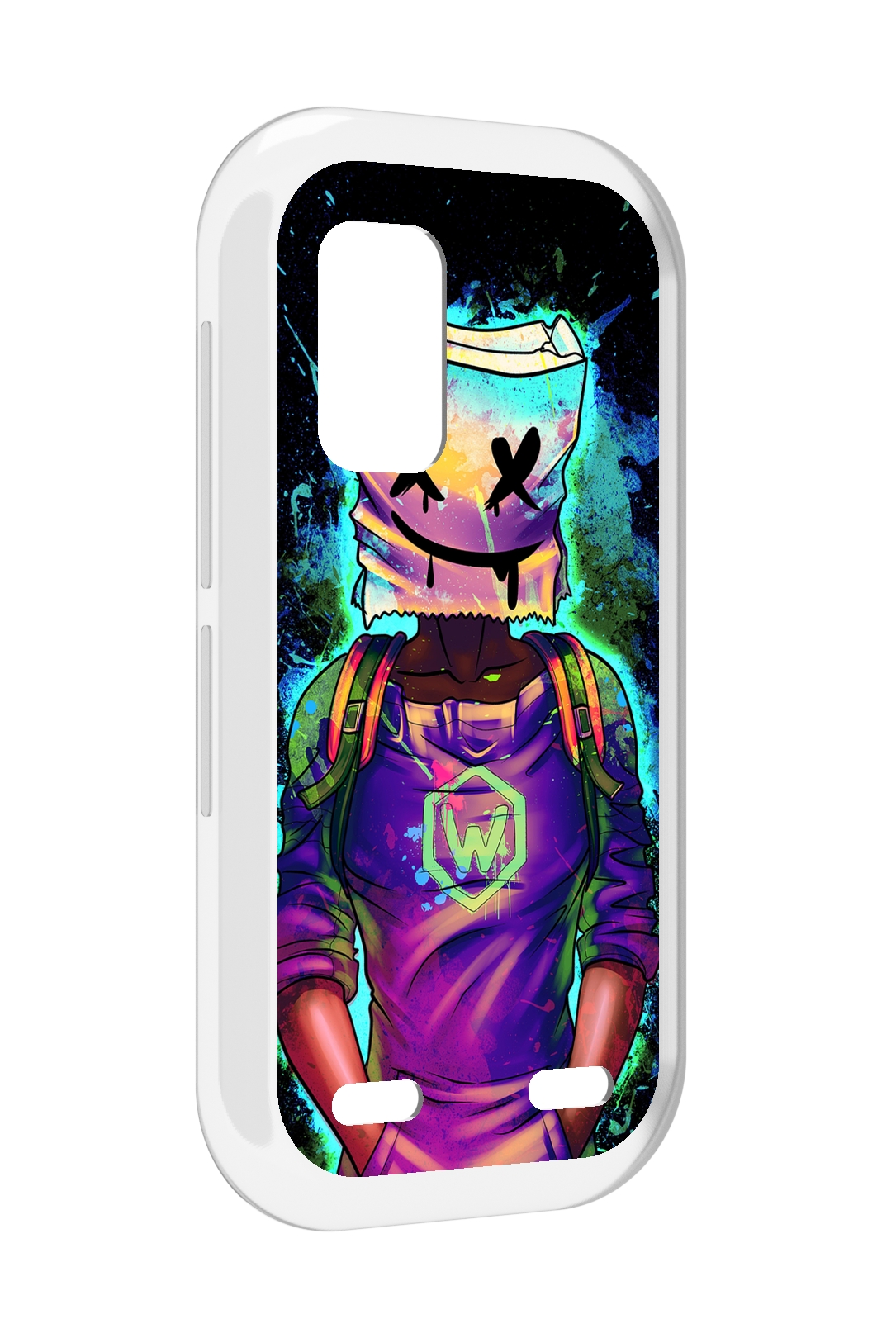 

Чехол MyPads маршмеллоу-глитч для UleFone Armor X10 / X10 Pro, Прозрачный, Tocco
