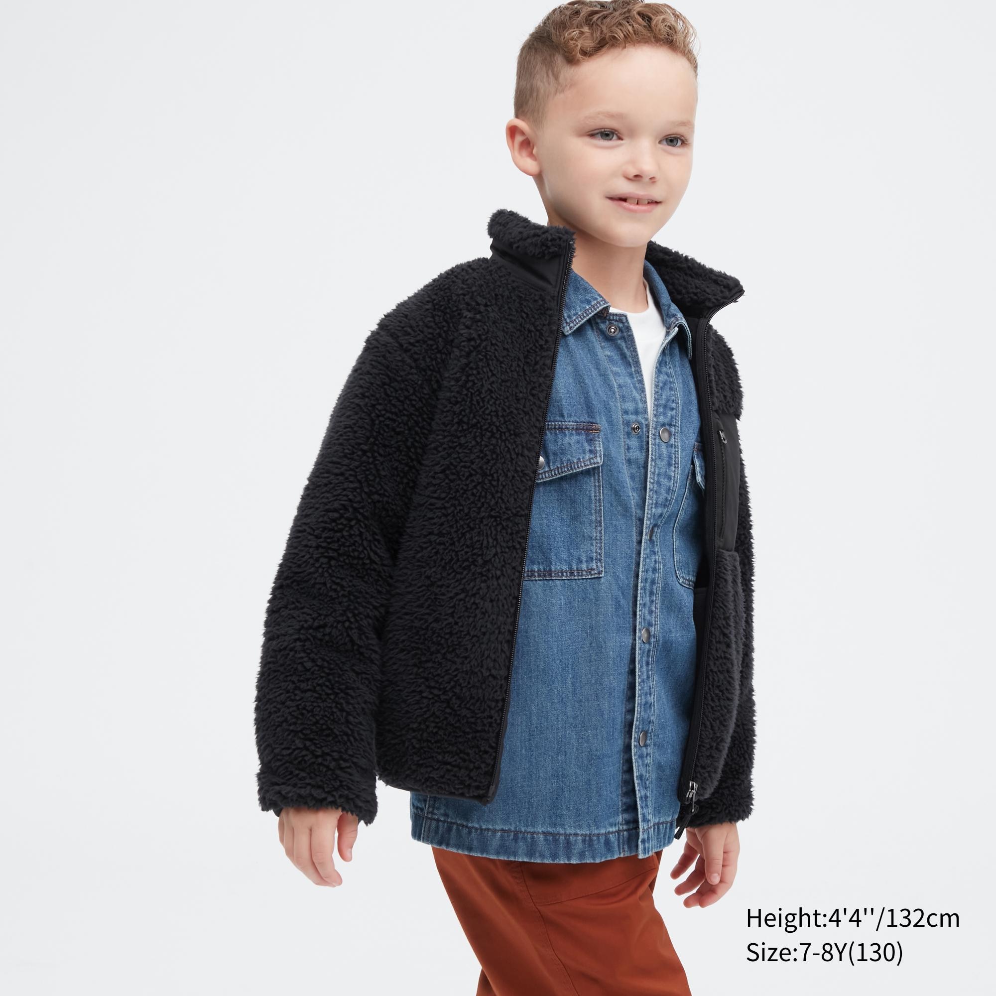 Куртка детская UNIQLO 449793, Черный, 5-6Y(120)