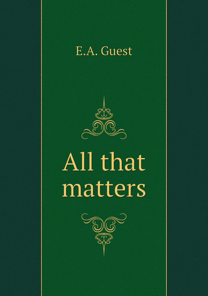 

All that matters