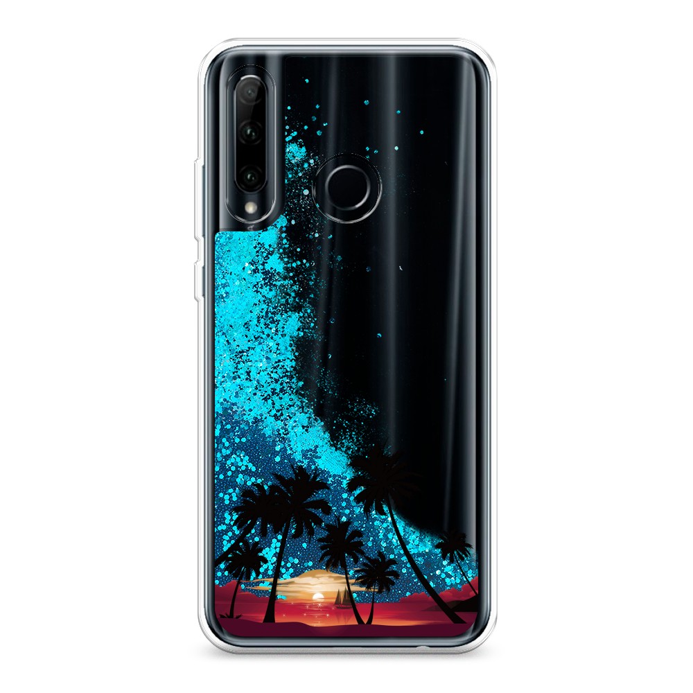 

Чехол Awog на Honor 20 lite/Honor 10i/P Smart Plus 2019/Honor 20e "Закат и пальмы", Разноцветный, 69293-1