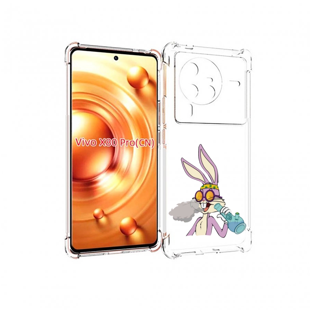 

Чехол MyPads бакс-банни-любитель-подымить для Vivo X80 Pro, Прозрачный, Tocco