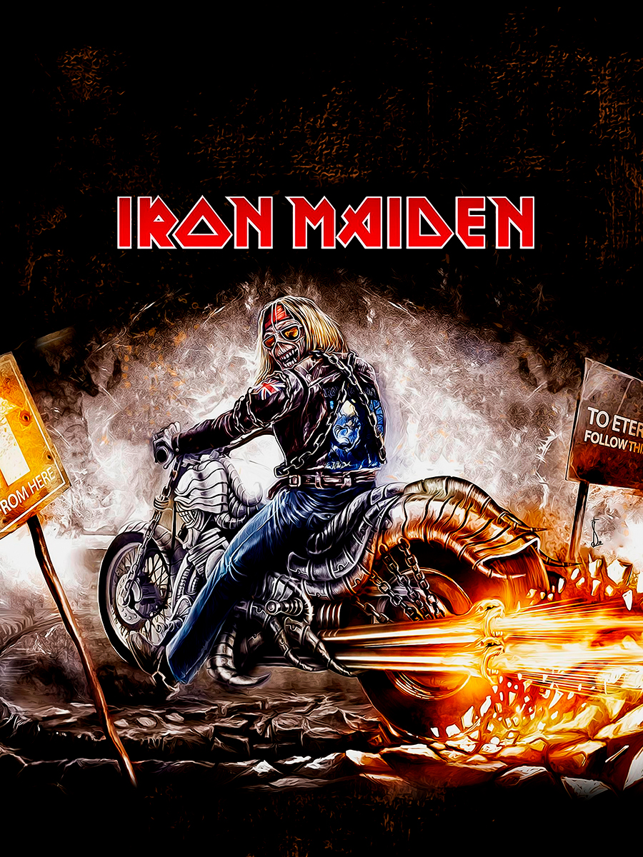 

Постер DRABS А2 iron maiden bike