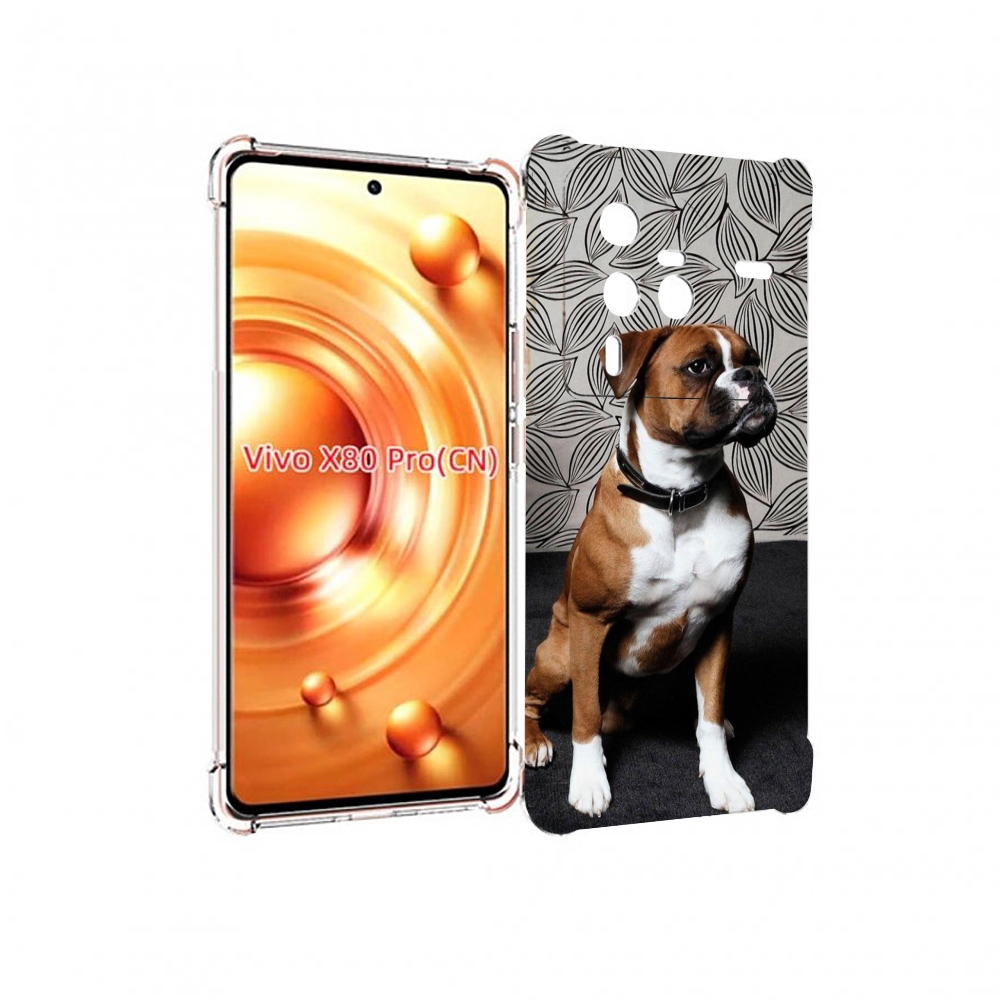 

Чехол MyPads боксер собака для Vivo X80 Pro, Прозрачный, Tocco