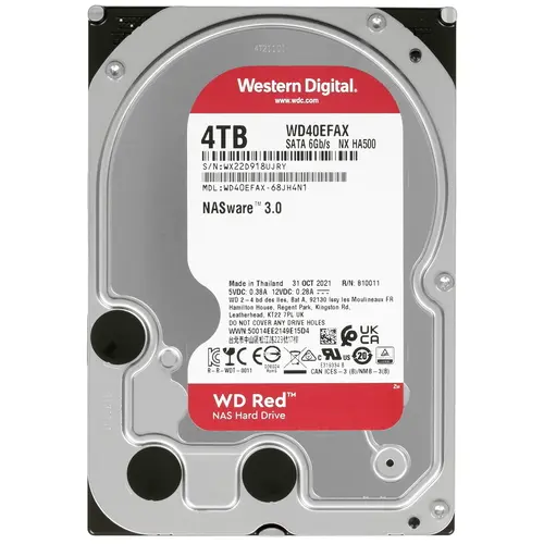 Western Digital WD40EFAX Red HDD жесткий диск