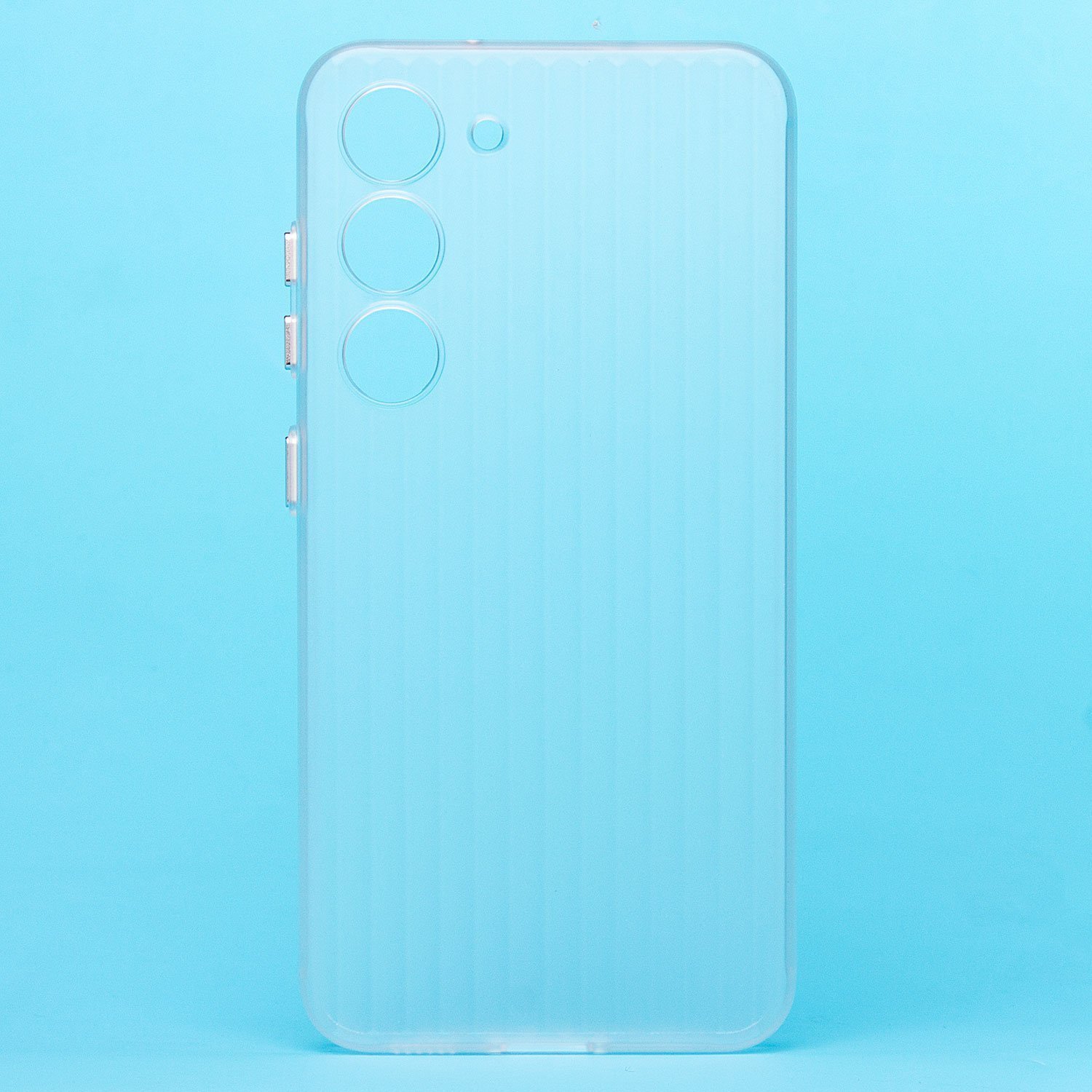 

Чехол Samsung SM-S911B (Galaxy S23) пластиковый рифленый <прозрачный>
