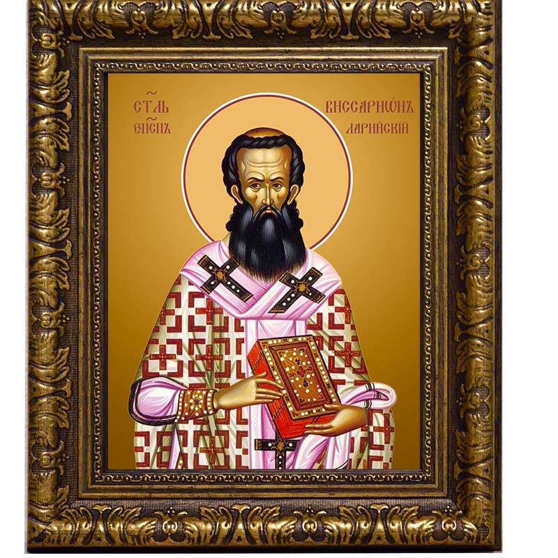 

Виссарион Ла­рис­ский епископ, святитель. Икона на холсте.
