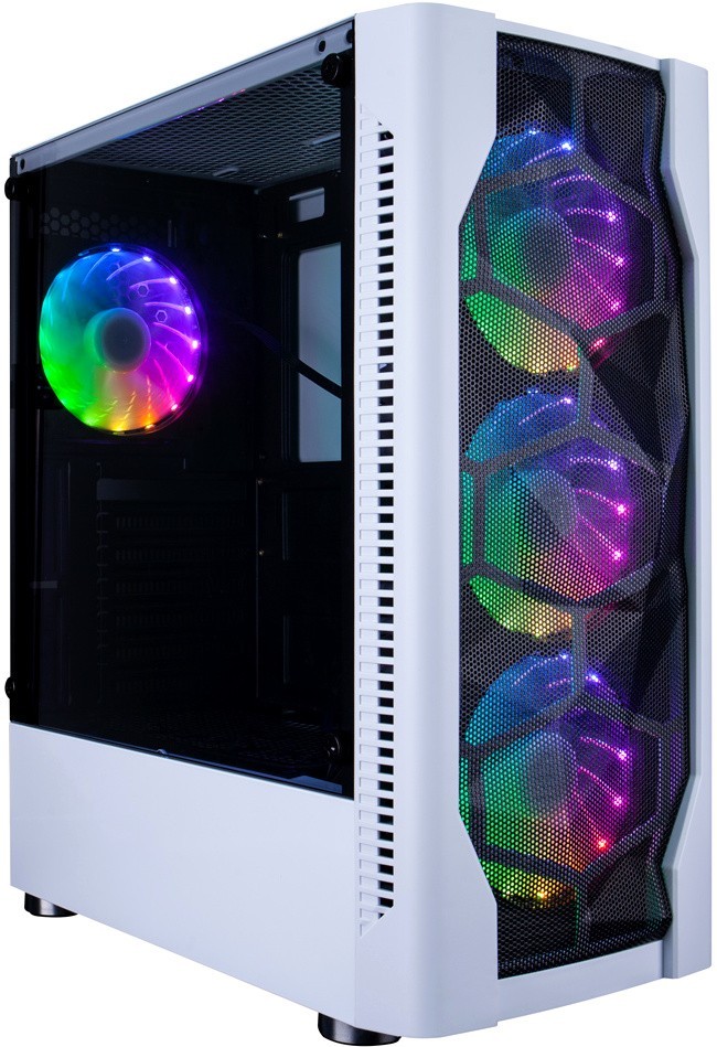 

Корпус компьютерный 1stPlayer (D4-WH-4G6) White