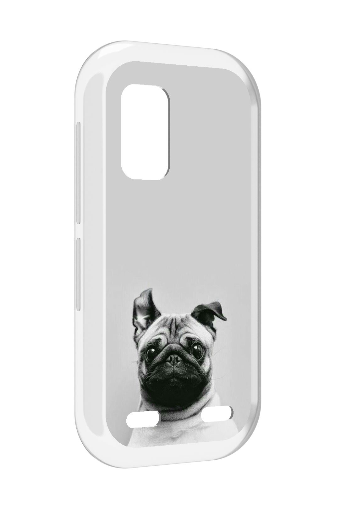 

Чехол MyPads мопс для UleFone Armor X10 / X10 Pro, Прозрачный, Tocco