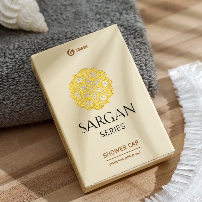 

Шапочка для душа Sargan в картонной коробке, Белый