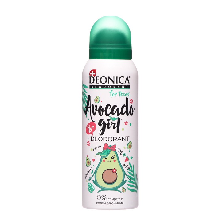 

Дезодорант детский Deonica Avocado Girl, cпрей, 125 мл
