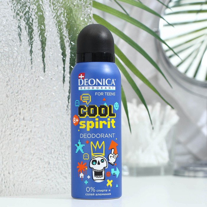 Дезодорант Deonica for TEENs Cool Spirit, спрей , 125 мл дезодорант роликовый deonica for teens cool spirit 8 50 мл