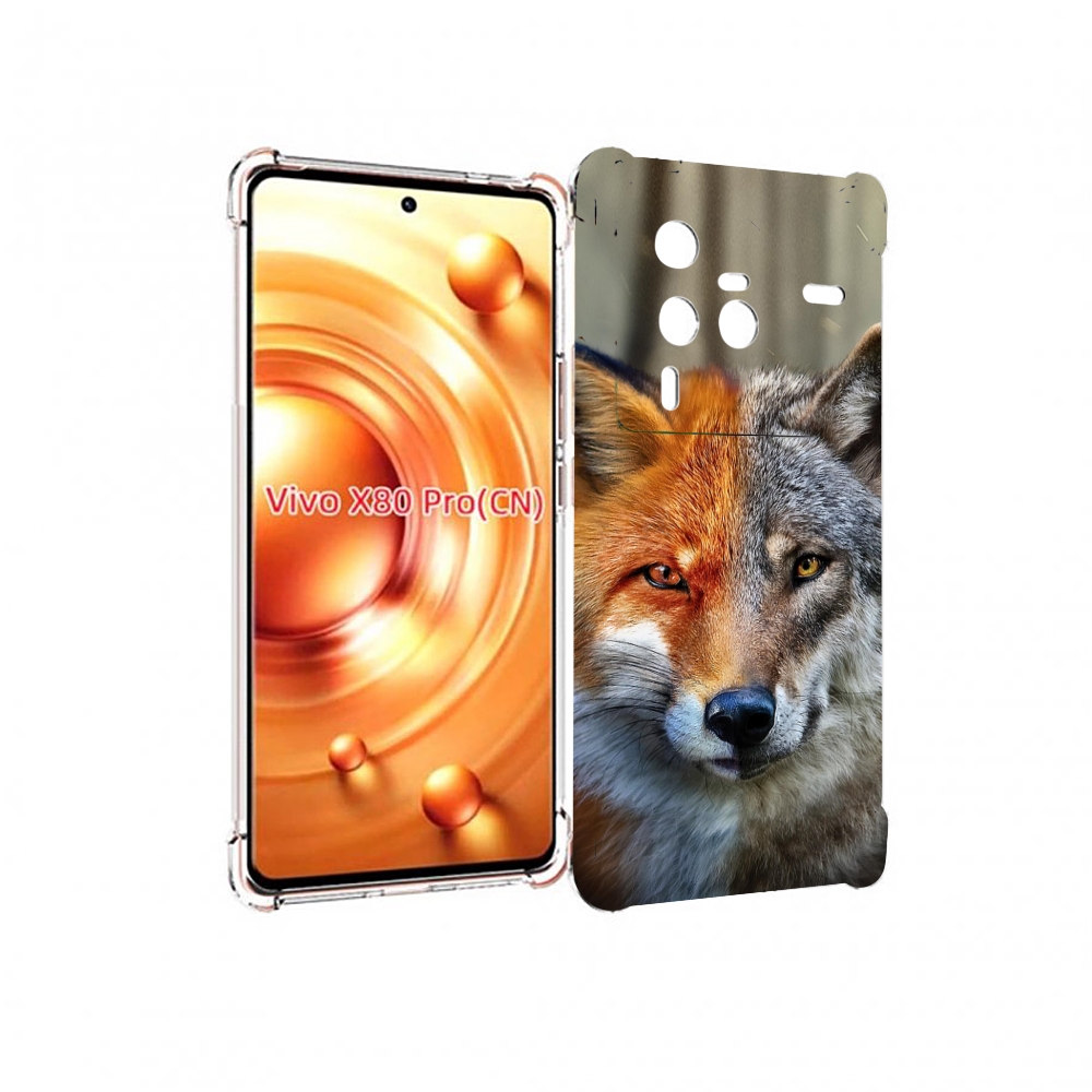 

Чехол MyPads волк-лиса для Vivo X80 PRO, Прозрачный, Tocco