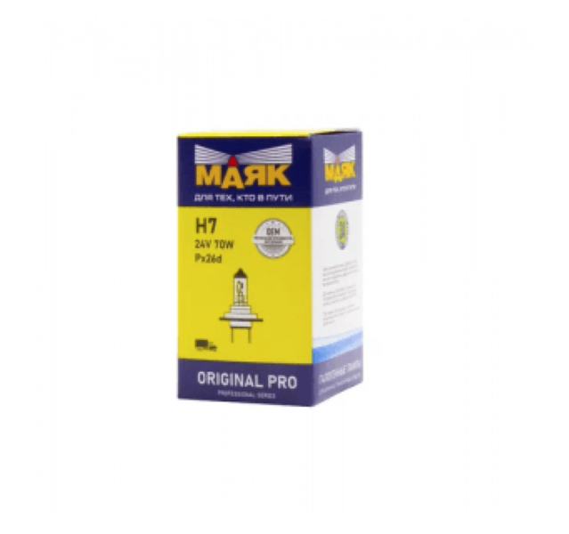 

Н 7 24V 70W Px26d Original Pro "Маяк" Oem 04730 Маяк арт. 04730