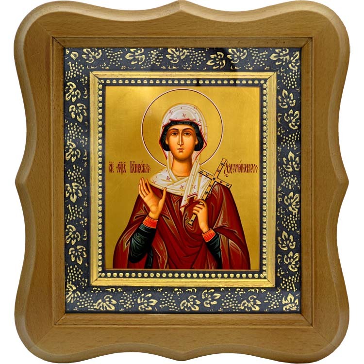 

Гликерия Адрианопольская святая мученица. Икона на холсте.