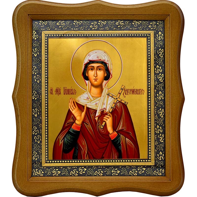 

Гликерия Адрианопольская святая мученица. Икона на холсте.